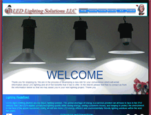 Tablet Screenshot of 4bledlightingsolutions.com